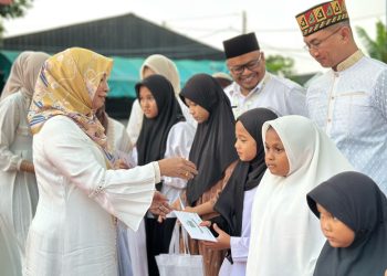 Safari Ramadhan BSI Aceh bersama Yatim di Lhokseumawe