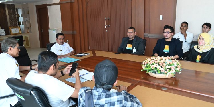 Bupati Aceh Besar Terima Audiensi Pimpinan Bank BSI Jantho
