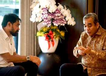 Gubernur Aceh Bertemu Ketua MPR RI Bahas Pembangunan Aceh
