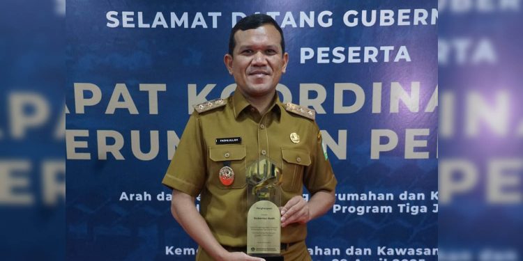 Pemerintah Aceh Terima Apresiasi Nasional Atas Dukungan Program 3 Juta Rumah