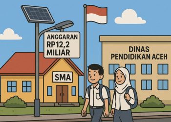 Disdik Aceh Kucurkan Rp12,2 Miliar untuk Lampu Tenaga Surya di SMA, Publik Pertanyakan Urgensi