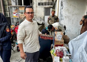 Satpol PP dan Bea Cukai Aceh Sita 5.520 Batang Rokok Ilegal dalam Operasi Gabungan