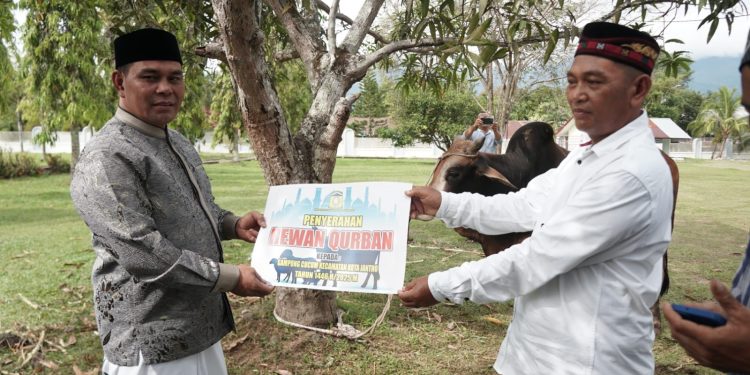 Usai Shalat Ied, Pemkab Aceh Besar Serahkan 4 Hewan Qurban