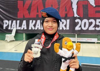 Polwan Polda Aceh Ini Raih Juara II Karate Piala Kapolri Tahun 2025
