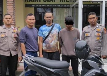 Maling Motor Ketahuan Saat Transaksi di Warkop, Polisi Tangkap Tanpa Ampun