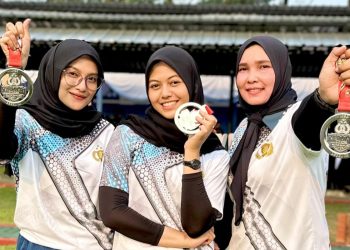 Polwan Polda Aceh Raih Juara II Presisi Beregu dalam Kejuaraan Menembak Kapolri Cup 2025