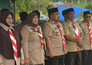 Ka Kwarcab Aceh Besar Muhammad Iswanto Jadi Pembina Upacara Pembukaan PPIM Pesantren Oemar Diyan