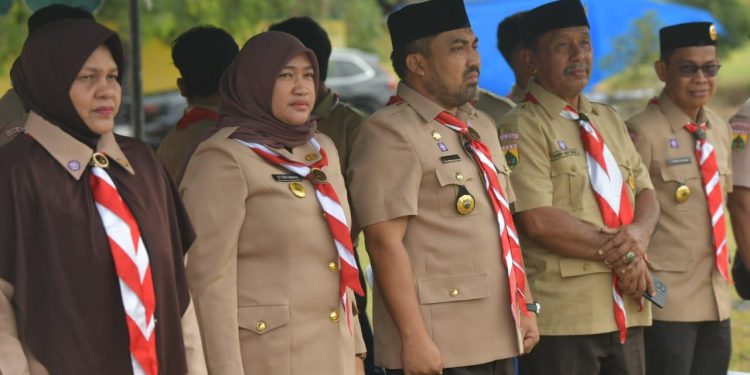 Ka Kwarcab Aceh Besar Muhammad Iswanto Jadi Pembina Upacara Pembukaan PPIM Pesantren Oemar Diyan