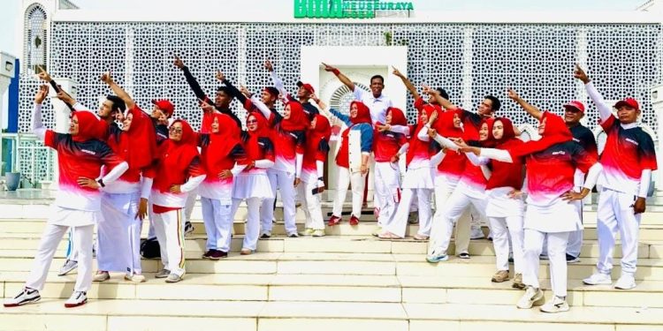 Kormi Aceh Gelar Senam Massal Damai, Peringati 20 Tahun MoU Helsinki