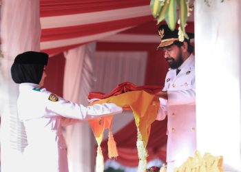 Gubernur Aceh Pimpin Upacara HUT ke-80 RI di Blang Padang