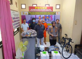 Kurang dari 24 Jam, Maling di Baitussalam Diciduk Polisi