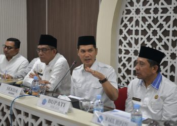 Sekda Aceh Tinjau Pembangunan Gedung Utama MTQ Provinsi di Pijay : Progresnya Capai 91 Persen