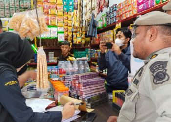 Satpol PP WH Aceh Bersama Bea Cukai Gencarkan Operasi Pasar, Sita 22.900 Batang Rokok Ilegal di Banda Aceh