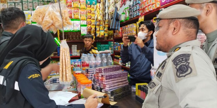 Satpol PP WH Aceh Bersama Bea Cukai Gencarkan Operasi Pasar, Sita 22.900 Batang Rokok Ilegal di Banda Aceh