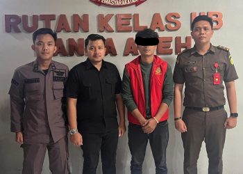 Tim Tabur Kejati Aceh Tangkap Buronan Kasus Tambang Ilegal di Aceh Jaya