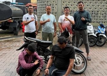 Curi Motor di Halaman Masjid, Dua Pria Ini Dibekuk Unit Ranmor Polresta Banda Aceh