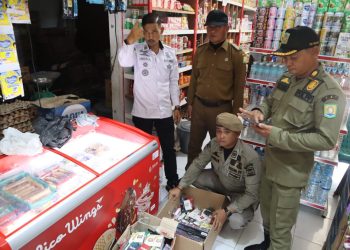 Berantas Rokok Ilegal, Satpol PP–WH Aceh Besar dan Bea Cukai Banda Aceh Gelar Operasi Gabungan