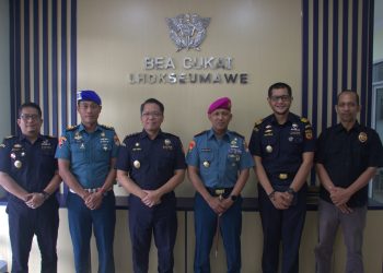 Perkuat Sinergi dan Koordinasi, Bea Cukai dan Lanal Lhokseumawe Tingkatkan Kolaborasi Pengawasan Laut