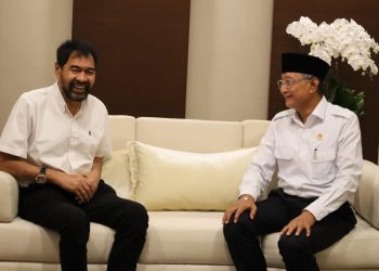 Gubernur Mualem Bahas Tindak Lanjut Pembangunan Terowongan Geurutee dan Jalan Tol dengan Menteri PUPR