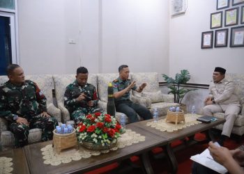 Bupati Aceh Besar Terima Audiensi Danyon Arhanud 5/CSBY