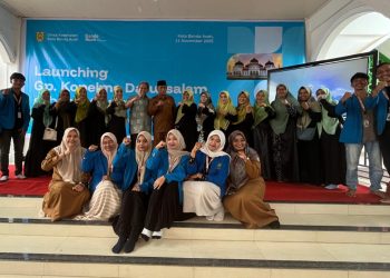 Mahasiswa KPM Psikologi UIN Ar-Raniry Sukseskan Launching Gampong Kopelma Darussalam sebagai Gampong Peduli A.T.M