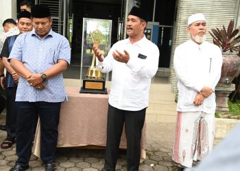 Tiba di Nanggroe, Kafilah Aceh Besar Disambut Wabup Syukri