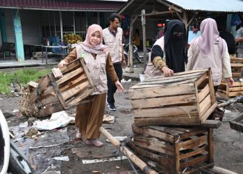 Diskopukmdag Aceh Besar Tata Ulang Pedagang Pasar Induk Lambaro