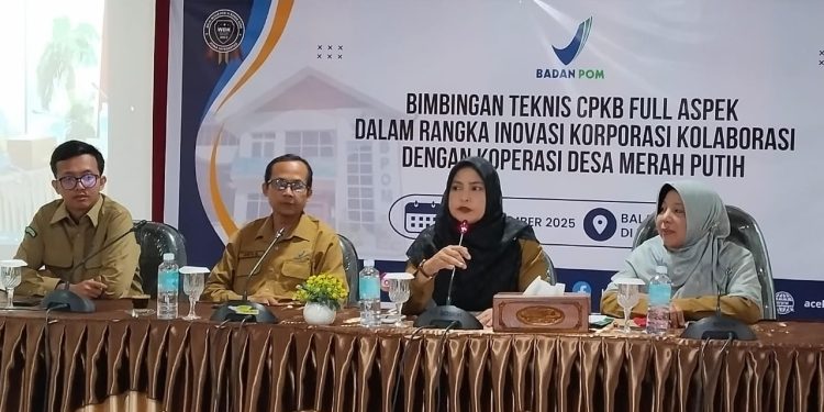 BPOM Aceh Gelar Bimtek CPKB Full Aspek untuk Tingkatkan Daya Saing Industri Kosmetik