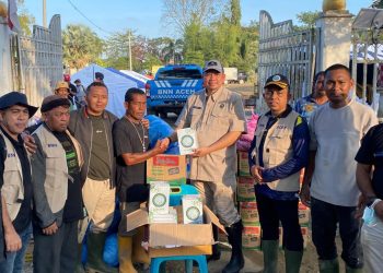 Kepala BNNP Aceh Kunjungi Aceh Tamiang, Salurkan Bantuan Kemanusiaan dan Beri Dukungan Moral