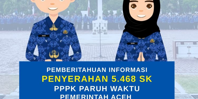 5.468 PPPK Paruh Waktu Resmi Terima SK, Pemerintah Aceh Akhiri Penantian Ribuan Tenaga Honorer