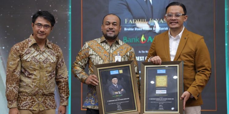 Bank Aceh Raih Penghargaan Bergengsi di 6th Anniversary Indonesia 20 Syariah Awards 2026, Direktur Utama Fadhil Ilyas Dinobatkan Sebagai Best CEO