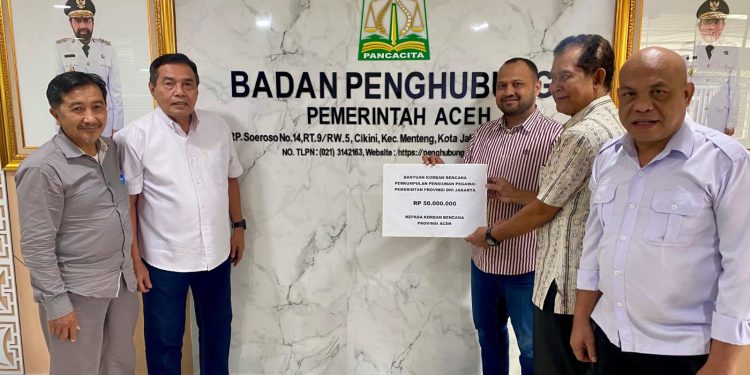 BPPA Terima Secara Simbolis Donasi Rp 50 Juta dari P5J untuk Bencana Aceh