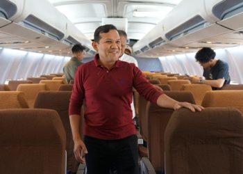 Wagub Aceh Tinjau Pembangunan Pesawat Boeing 737 untuk Wahana Manasik Pertama di Indonesia