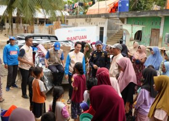 Aksi Sosial Ramadhan, Bea Cukai Lhokseumawe Turun ke Babah Kreung, Sawang