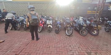 Ganggu Kenyamanan Ibadah Puasa, Polresta Banda Aceh Amankan Puluhan Motor Balap Liar