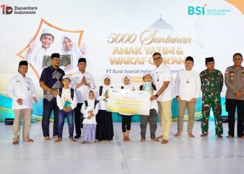 BSI Berbagi: 5.000 Anak Yatim Terima Santunan Serentak di Seluruh Indonesia