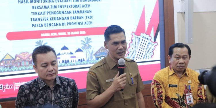 Sekda Aceh Kumpulkan 15 SKPA Tindaklanjuti Hasil Monev TKD 2026