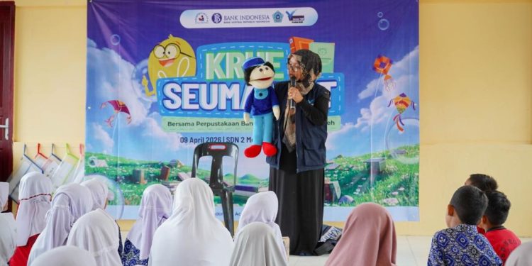 BI Aceh Gelar “Krue Seumangat” untuk Pulihkan Semangat Anak-anak Pidie Jaya