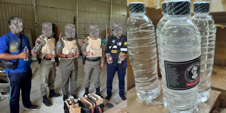 Bea Cukai Bersama  Satpol PP Aceh Amankan MMEA Ilegal di Aceh Besar