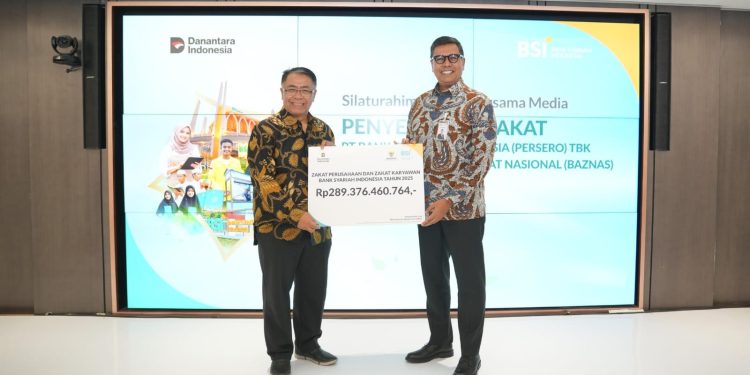 BSI Salurkan Rp289 Miliar Zakat, Perkuat Ekonomi Umat