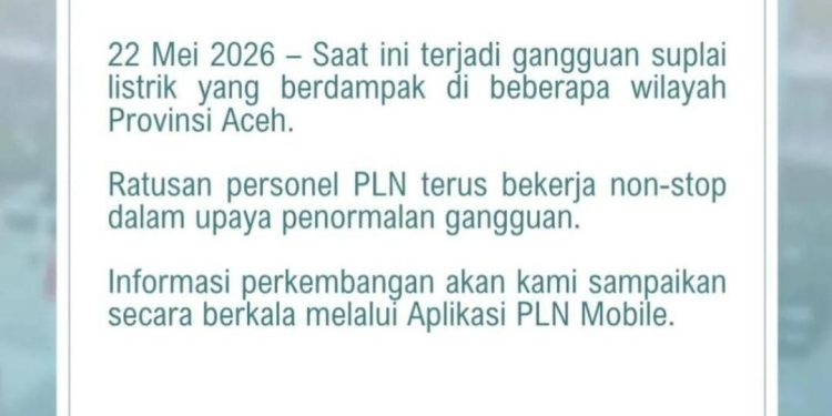 Blackout Sumatera Lumpuh Total, SUTET PLN Kolaps Diduga Dipicu Petir dan Pohon Tumbang