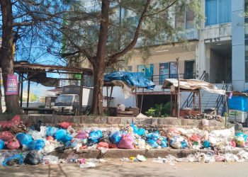 Hari Ketiga Iduladha, Sampah Menggunung di Ingin Jaya, Sekitar MPP Aceh Besar Tampak Kumuh