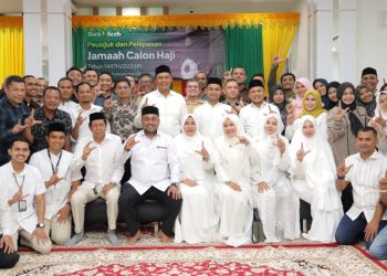 Bank Aceh Perkuat Peran Strategis, Gelar Peusijuk dan Lepas 1.624 Jamaah Calon Haji 2026