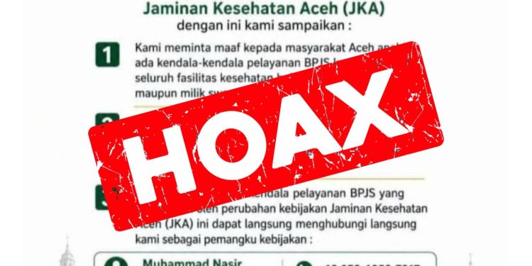 Hoaks Berkedok Layanan JKA, Nomor Pejabat Aceh Dibanjiri Spam Misterius