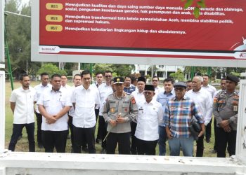 Tinjau Titik Perusakan Kantor Gubernur, Kapolda Aceh: Unjukrasa Tak Dilarang, Merusak Itu Melanggar Hukum