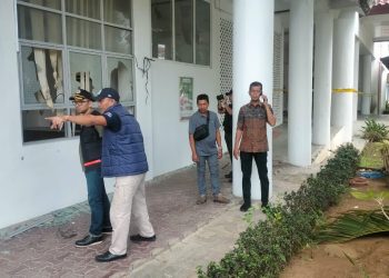 Labfor Temukan Botol Berbau Hidrokarbon di TKP Kebakaran Fakultas Pertanian USK