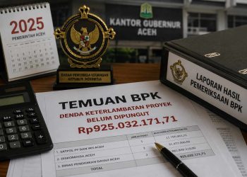 BPK Temukan Denda Proyek Rp925 Juta Belum Dipungut, Dinas Pendidikan Dayah Aceh Dominasi Temuan