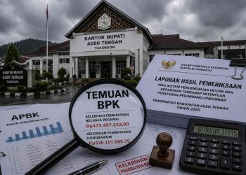 BPK Temukan Kelebihan Bayar Gaji dan Honor Rp809 Juta di Aceh Tengah