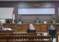 Terjaring di Hotel Ayani, Pale Jalani Sidang Perdana Kasus Ikhtilath di Mahkamah Syar’iyah Banda Aceh