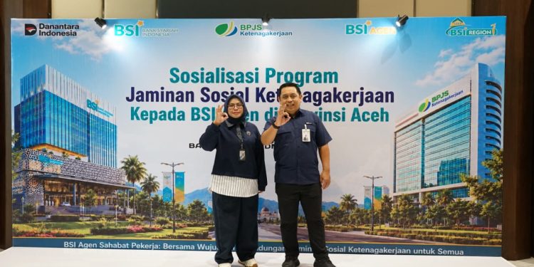BSI Gandeng BPJS Ketenagakerjaan, BSI Agen Kini Bisa Daftarkan Pekerja hingga Pelaku UMKM di Aceh